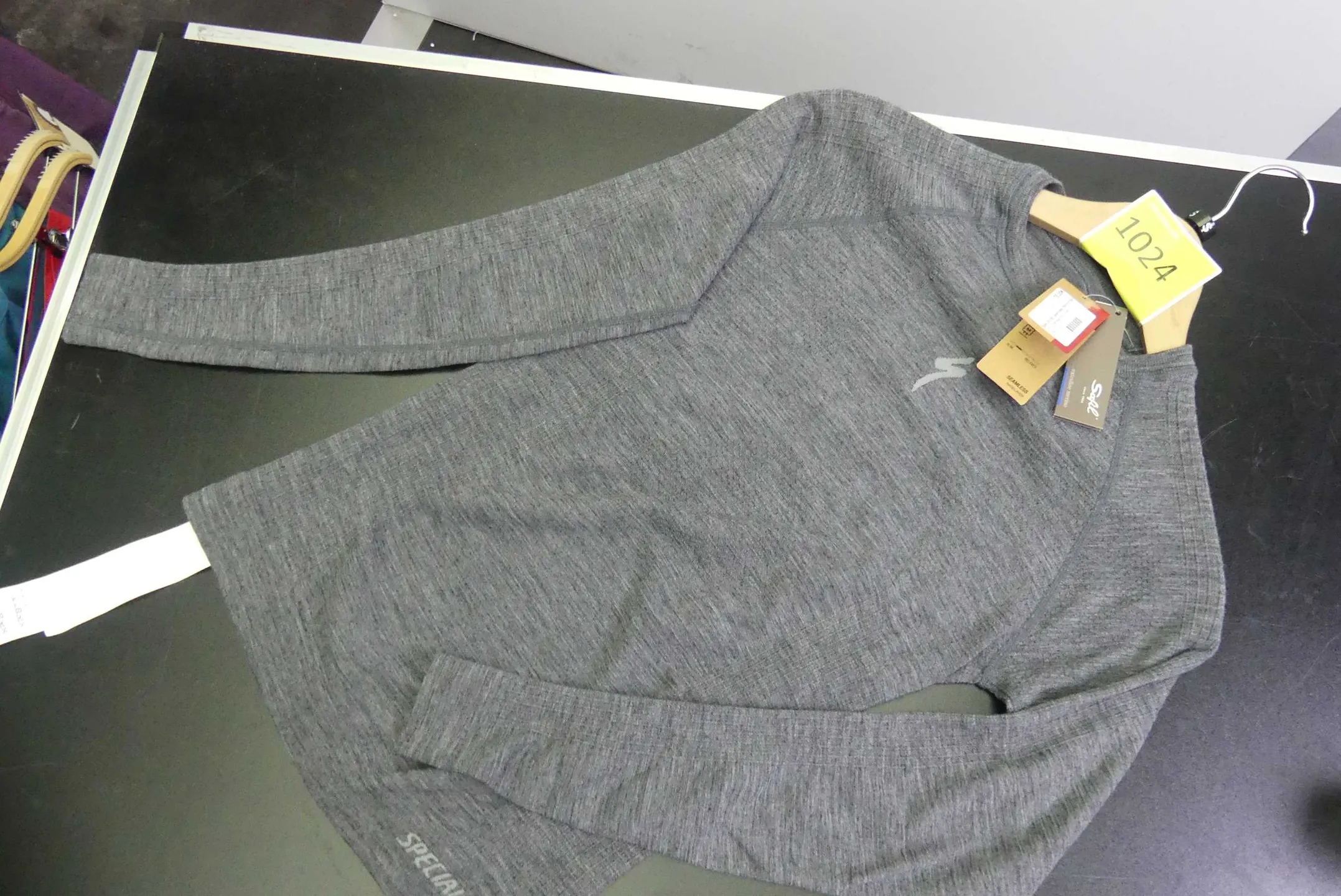 Specialized Seamless Merino, Sportunterwäsche Frauen, Grau, Größe S-M, UVP 75,00€