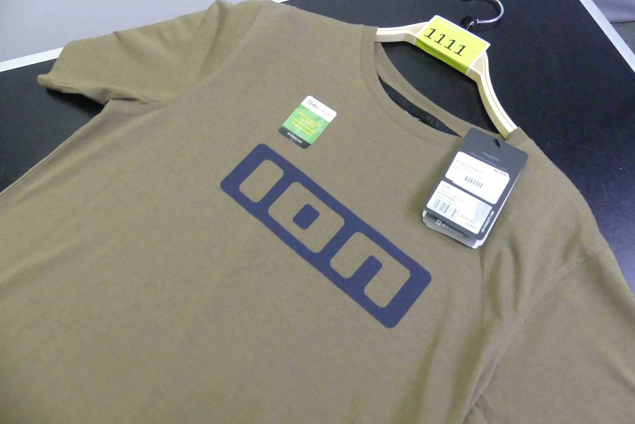 ION Tee SS Seek DR, T-Shirt Männer, Mud Brown, S, UVP 40,00€