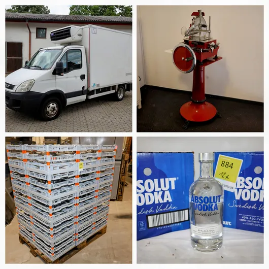 Bild von Auktion Standortauflösung in Ismaning – Spirituosen – Eismaschinen - Gastro – Büro – Möbel – Deko uvm.