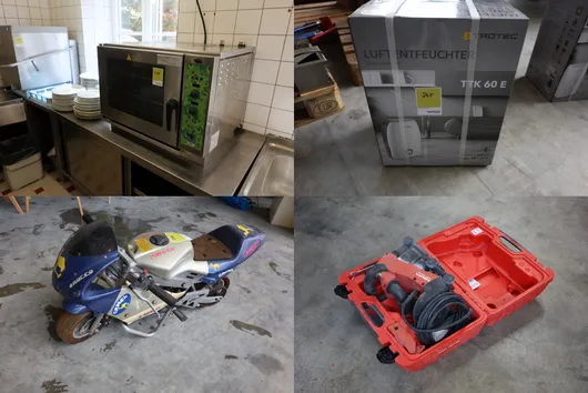 Bild von Auktion Mischauktion – Handwerk – Gastro – Büro – Bike – Geschenkartikel – Scooter (teilw. ohne MwSt-Ausweis)