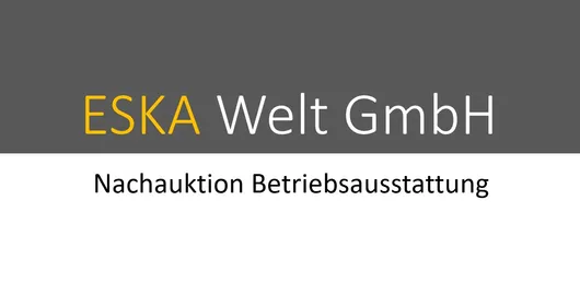 Bild von Auktion Nachauktion ESKA-Welt GmbH – Betriebsausstattung 