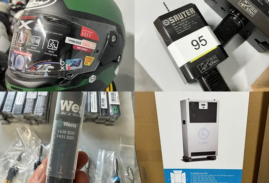 Bild von Auktion Lagerbereinigung Motorradhelme - Ausstattung für Industrie, Werkstatt und Lager - Haus und Garten u.v.m.