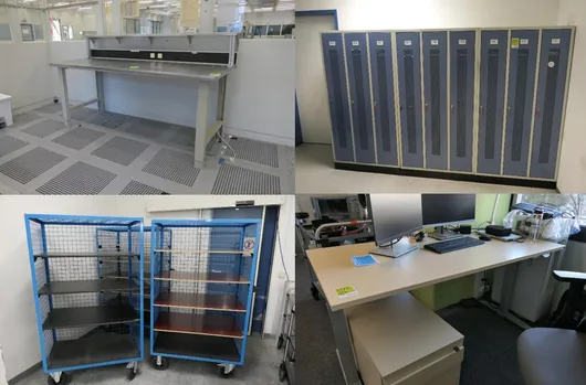 Bild von Auktion Nachauktion Gebäudeumzug Siemens Erlangen - Laboreinrichtung, elektrisch höhenverstellbare Schreibtische, Bürostühle, Technik