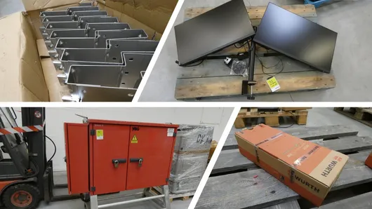 Bild von Auktion Insolvenzverfahren NBG Global UG - Baustellenzubehör, Bürotechnik uvm.