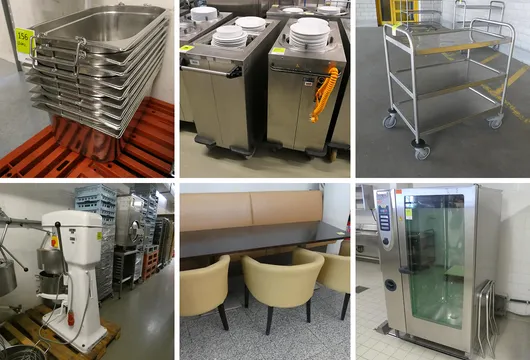 Bild von Auktion Siemens München Gastro-Auktion - Cateringzubehör, Kombidämpfer, Servierwagen, Rational, GN-Behälter