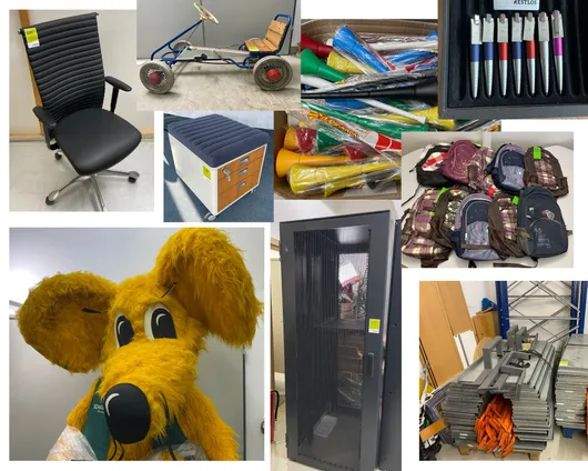 Bild von Auktion Lagerbereinigung Büromöbel - Büroausstattung - Taschen - Dekoartikel - Beleuchtung - Haushalt u.v.m.