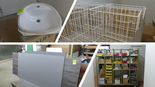 Bild von Auktion Insolvenzauktion Akkrad GmbH - Montagematerial, Klimagerät, Waschbecken uvm.