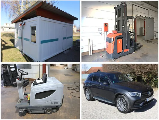 Bild von Auktion Mischauktion Fahrzeuge - Stapler - Container - Verkaufsanhänger