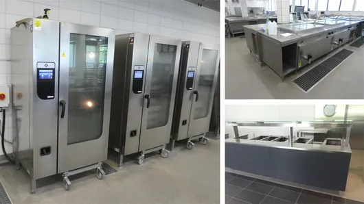 Bild von Auktion Gebäudeumzug Siemens Erlangen Kantine - Großküchengeräte, Cateringzubehör, Kombidämpfer, Servierwagen, GN-Behälter uvm.