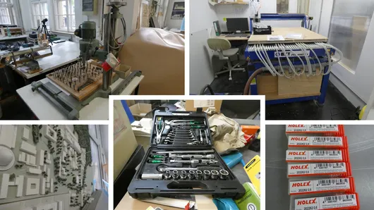 Bild von Auktion Werkstattbereinigung Modellbau - Modellbaubedarf, Maschinen, CNC-Fräsen, Werkzeug uvm.