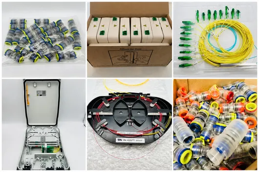 Bild von Auktion VERSANDAUKTION Lagerauflösung Glasfaser - LWL - Installationsmaterial - Splitter - Patchkabel - Muffen u.v.m.