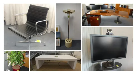 Bild von Auktion Freiräumen von Büroflächen der Sparkasse - Büromöbel - VITRA - Büroausstattung