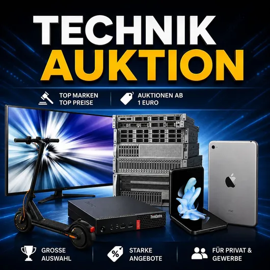 Bild von Auktion Lagerbereinigung Elektronikartikel - E-Scooter - Gaming - Beauty - Haushalt u.v.m.