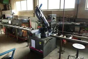 MEP Shark 260 Metallbandsäge mit Ein- und Ausgabetisch