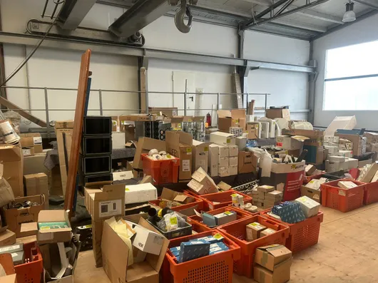 Bild von Auktion Lagerbereinigung Heizungsbau - Sanitär - Lüftung - Maschinen - Heizung- und Sanitärzubehör - Badeinrichtung - Pellet Maulwurf