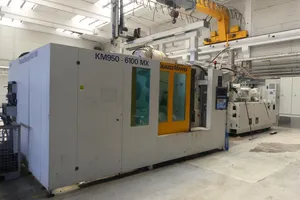 KraussMaffei KM950-6100 MX Großspritzgussmaschine, ohne Dosiereinheit