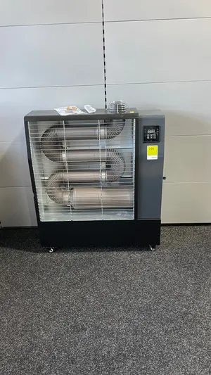 Diesel Infrarot Heizung 16 kW Werkstattheizung mobil und WLAN