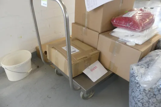 Wózek transportowy, bez zawartości