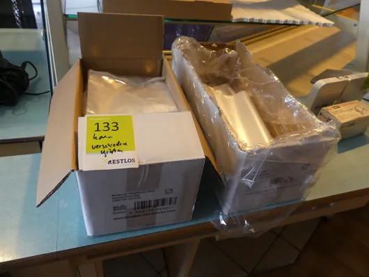 Lot of packaging material