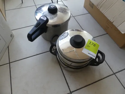 बर्तनों का लॉट, 3 भाग