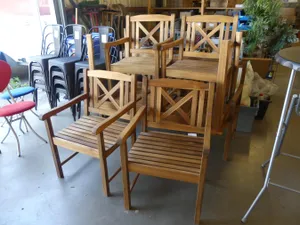 Consul Garden Gartenmöbel-Set, 6tlg. aus Plantagen Akazien
