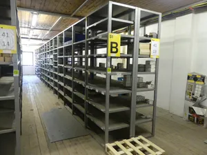 Regal, 12 Doppelfelder, ohne Inhalt