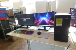 CSL - i7-8700 - GeForce GTX 950 - Windows 11 - PC inkl. 2x Samsung Monitor, Tastatur, Maus und Headset
