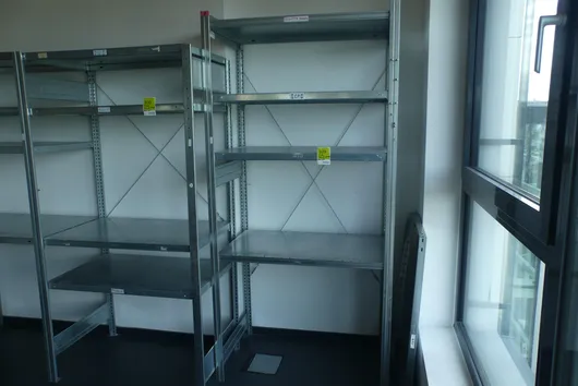 Étagère de stockage, 1 compartiment, sans contenu