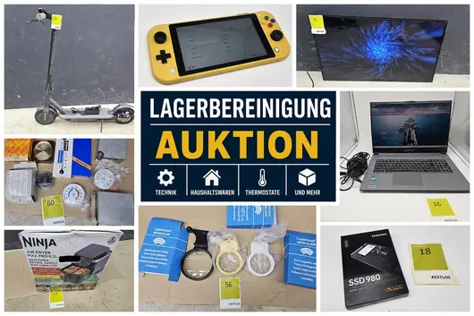 Bild von Auktion Lagerbereinigung - Technik, Haushaltswaren, Thermostate und Vieles mehr