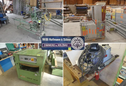 Bild von Auktion Geschäftsaufgabe Willi Hofmann und Söhne GmbH - Zimmerei und Holzbau