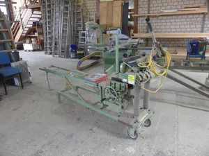 Rüco Doppelablängsäge mit Makita 5500S Zapfenschneider