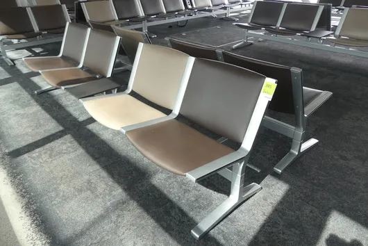 Kusch&Co airport bench, 2x 4 seats