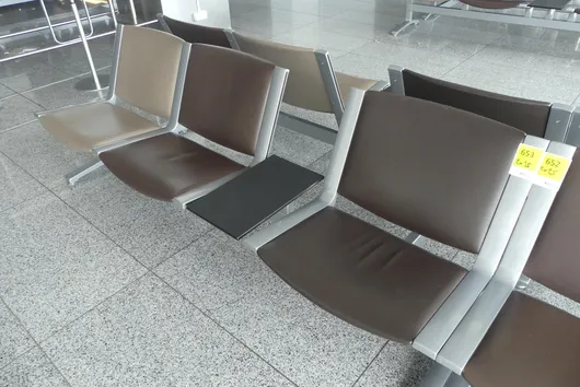 Kusch&Co airport bench, 2x 3 seats