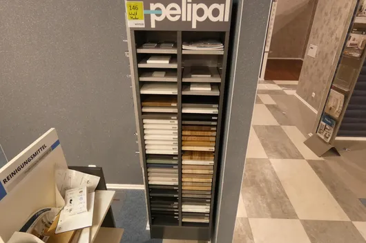 Contenu du mur d'échantillons