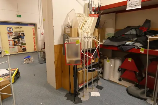 Lot infostandaards en accessoires