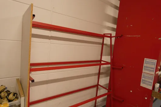 Étagère, avec plateau en bois