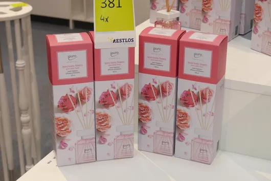 4x ipuro - Essentials profumatore per ambiente „lovely flowers“, con bastoncini profumati
