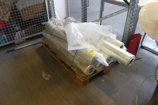 Lot of film, with pallet