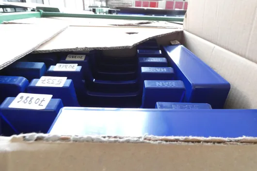 Lot of document trays, with 1 storage rack