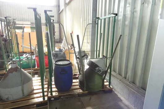 Industrial supplies lot, with bearings