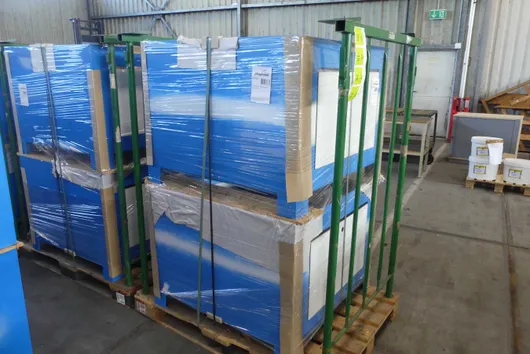 8x support en bois avec 4x ridelle de stockage