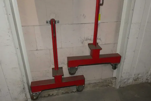 Set transport hulpmiddelen voor heftruckaccu's