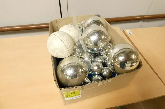 Lot of Christmas baubles