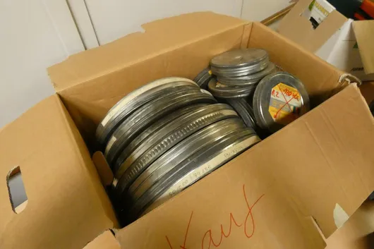 Lot filmrollen, leeg