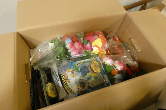 Lot of fairground prizes