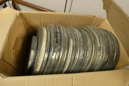 Lot of film rolls, empty