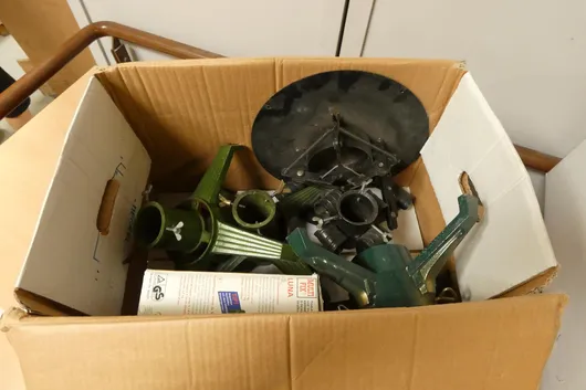 Lot of Christmas tree stands