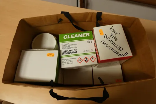 Lot of cleaning products