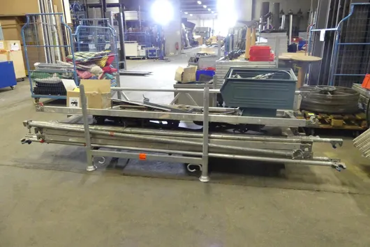 Lot of scaffolding parts
