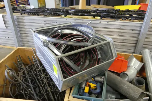 Lot of pipe clamps